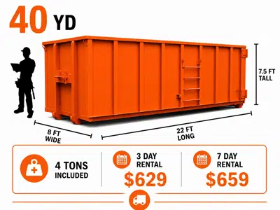 40 yard dumpster